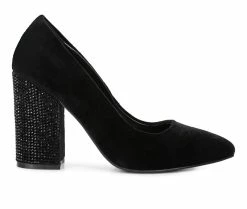 Women's Rag & Co Cyber Girl Block Heel Pumps