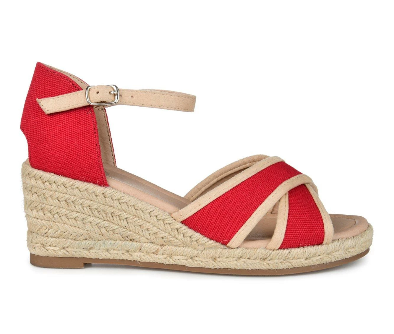 Women's Journee Collection Brene Espadrille Wedges - Image 2