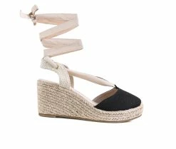 Women's London Rag Little Mary Espadrille Wedge Sandals