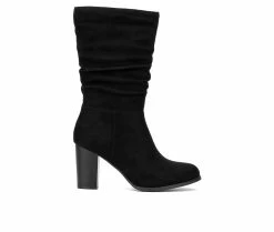 Women's New York And Company Amena Mid Calf Heeled Boots
