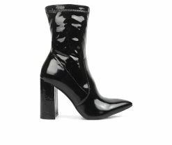 Women's London Rag Pluto Mid Calf Heeled Booties