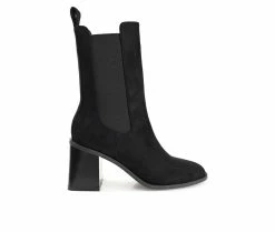 Women's Journee Collection Kaydia Mid Calf Chelsea Boots