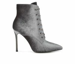 Women's London Rag Bornsta Lace Up Stiletto Boots