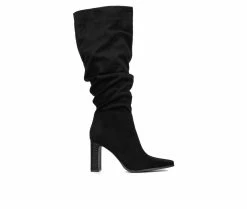Women's New York And Company Damaris Knee High Heeled Boots