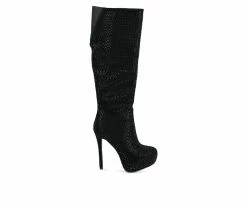 Women's London Rag Nebula Heeled Mid Calf Boots
