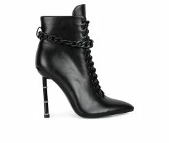 Women's London Rag Moulin Lace Up Stiletto Booties