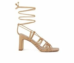 Women's London Rag Strings Attach Dress Sandals