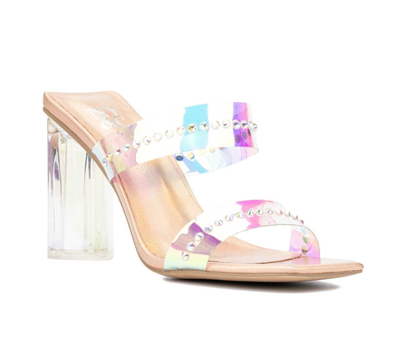 Women's New York And Company Zeta Emb Dress Sandals - Image 3