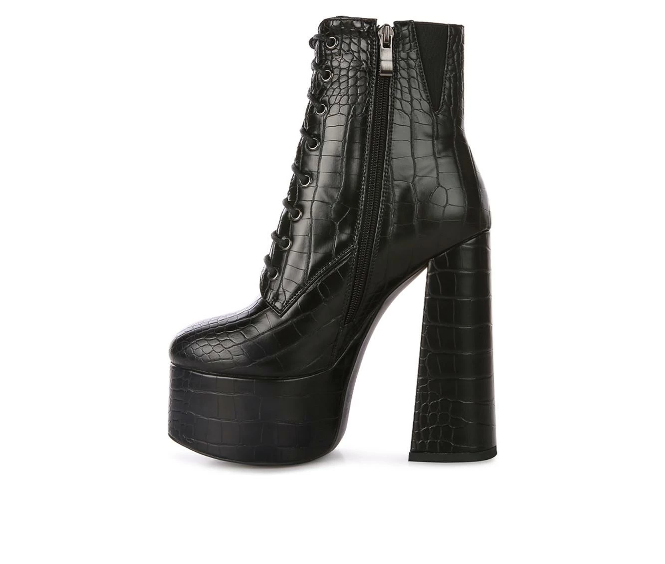 Women's London Rag Magdalene Platform Heeled Booties - Image 4