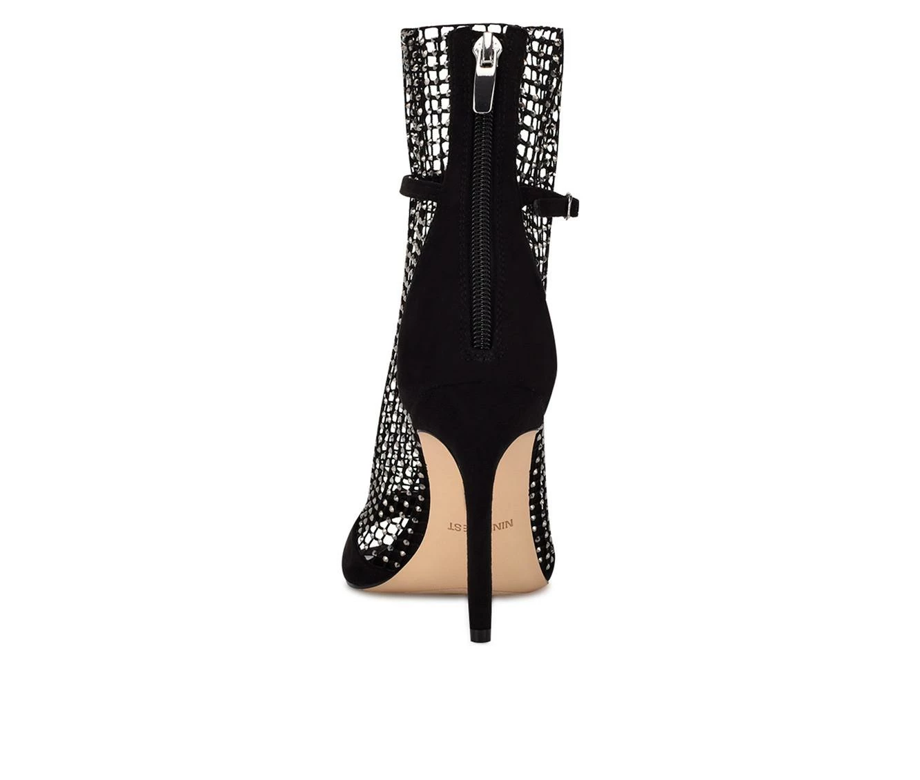 Women's Nine West Imery Peep Toe Booties - Image 4