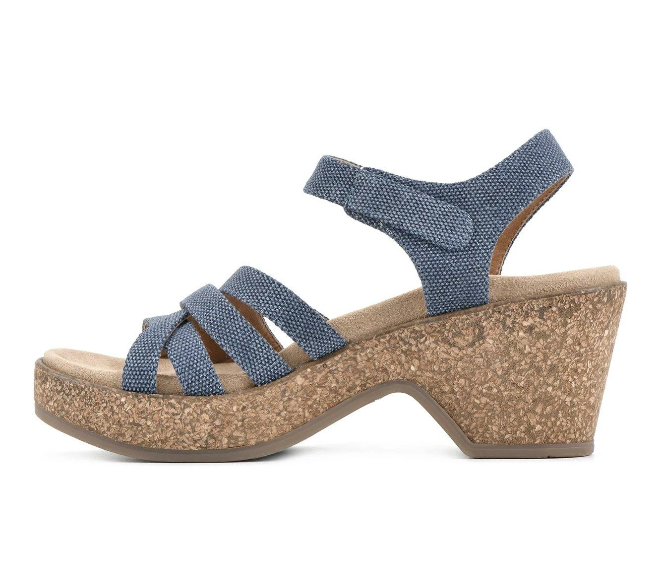 Women's White Mountain Conquer Wedge Sandals - Image 4