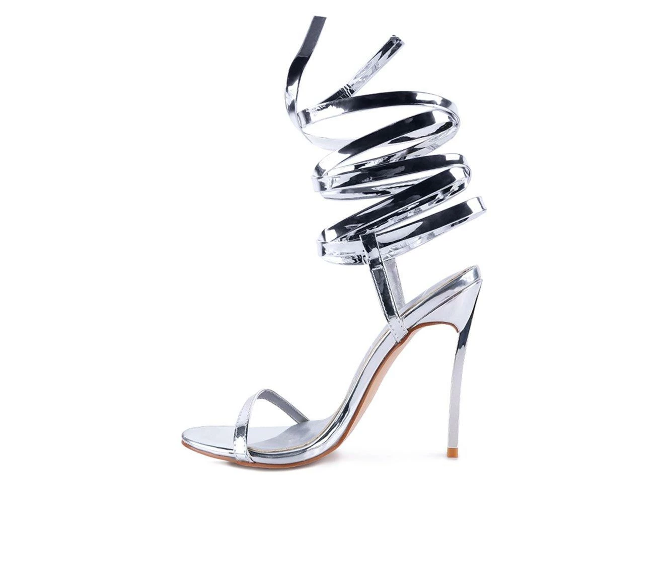 Women's London Rag Smacker Stiletto Dress Sandals - Image 4