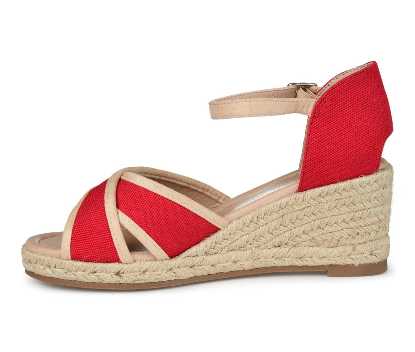 Women's Journee Collection Brene Espadrille Wedges - Image 4